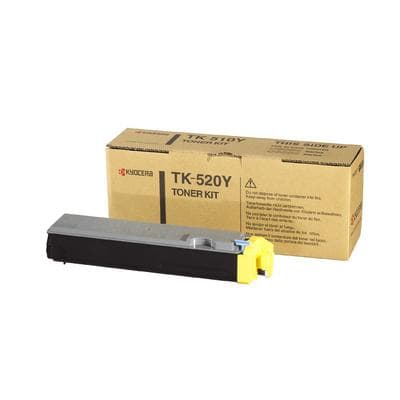 Kyocera Toner TK-520Y - Gul - Kapacitet: 4.000 sider (1T02HJAEU0)