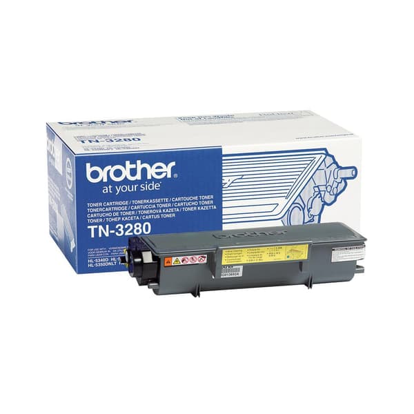 Brother Toner TN-3280 - Sort - Kapacitet: 8.000 sider (TN3280)