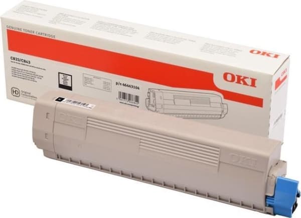 OKI - Sort - Original - Tonerpatron - til ES 8433dn (46443120)