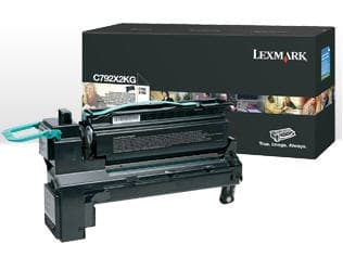 Lexmark - Tonerpatron - meget høj ydelse - 1 x sort - 20.000 sider - LCCP - til C792de, 792dhe, 792dte, 792e (C792X2KG)