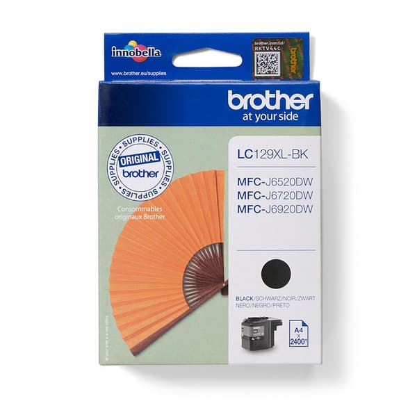 Brother LC129XLBK - sort - original - blækpatron - til MFC J6520DW, J6720DW, J6920DW (LC129XLBK)