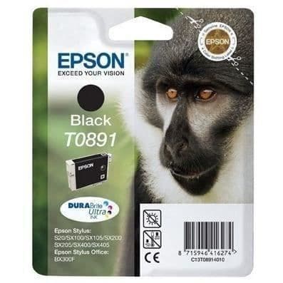EPSON Bläckpatron T0891 Svart - Monkey (C13T08914011)