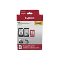 Miniatyrbild 1 av 3: Paket med 2 bläckpatroner + fotopapperspaket - CANON - PG-545 Svart + CL-546 Färg