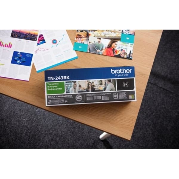 Standard svart toner - BROTHER - TN243BK - 1 000 sidor