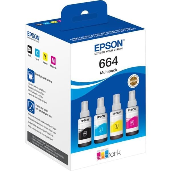 Multipack 4 färger EcoTank 664 (C13T664640)