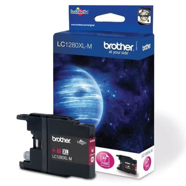 Brother LC1280XL Magenta bläckpatron