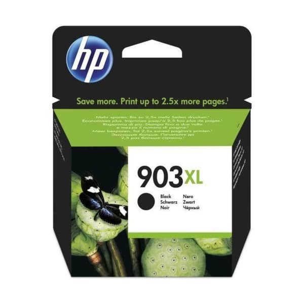 HP 903XL svart originalbläckpatron med hög kapacitet (T6M15AE) för HP OfficeJet Pro 6950/6960/6970