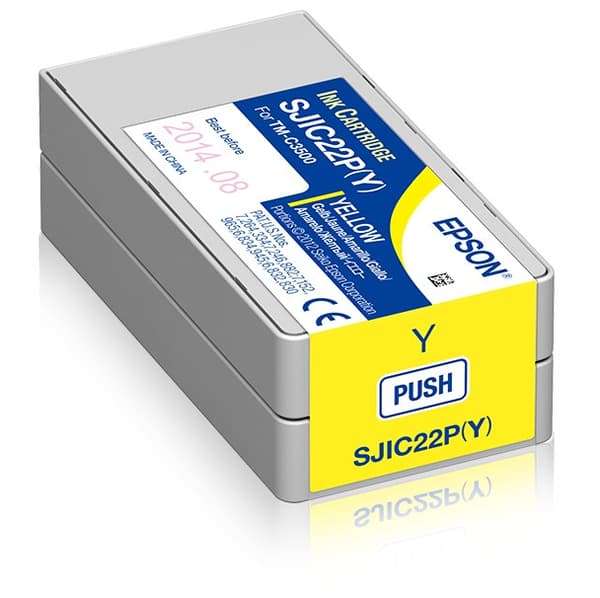 Epson SJIC22P(Y): Mustekasetti ColorWorks C3500 -tulostimeen (keltainen)