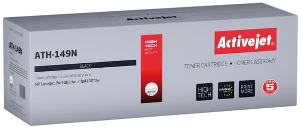 Activejet ATH-149N toner (ersättning för HP 149A HP149A W1490A; Supreme; 2 900 sidor; svart)
