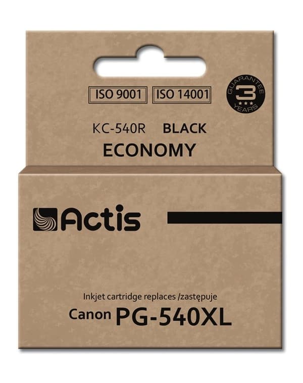 Actis KC-540R -muste (Canon PG-540XL -värikasetin korvaaja; vakio; 22 ml; musta)