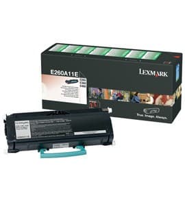 Värikasetti Lexmark E260A11E musta E260A11E
