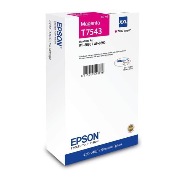 XXL MG bläckpatron för WF-8090/WF-8590 - EPSON - Extra hög kapacitet - 7000 sidor - 69 ml
