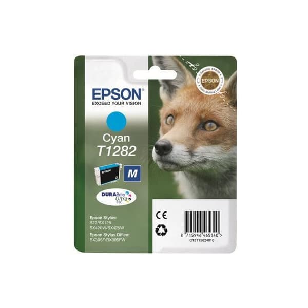 Epson DURABrite Ultra T1282 bläckpatron - Cyan - Storlek M