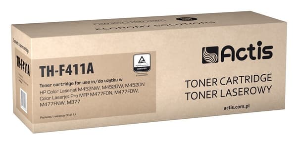 Actis TH-F411A toner (erstatning for HP 410A CF411A; standard; 2300 sider; cyan)