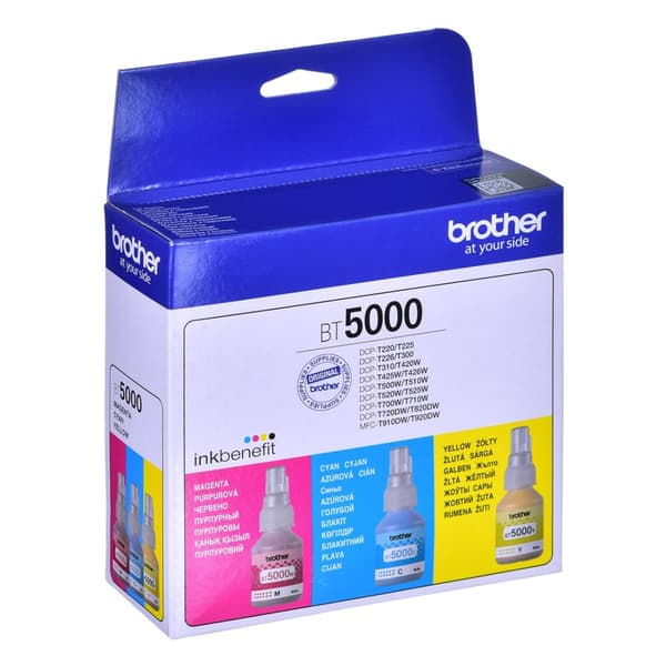 Brother BT5000CLVAL bläckpatron 3 st kompatibel cyan, magenta, gul