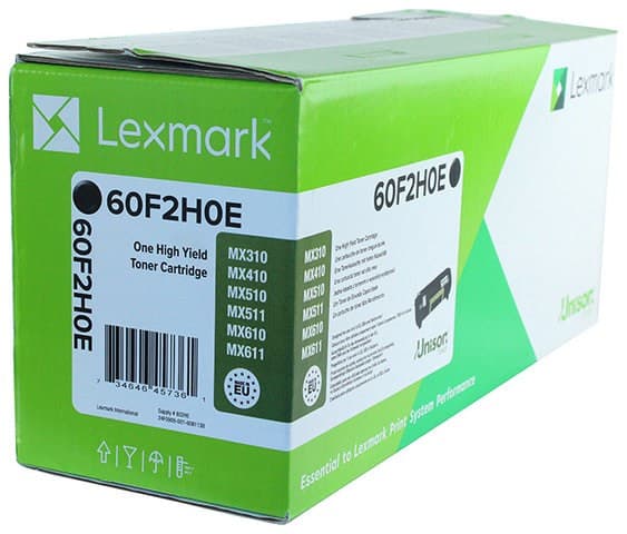 Lexmark 602H tonerpatron 1 stk. Original sort