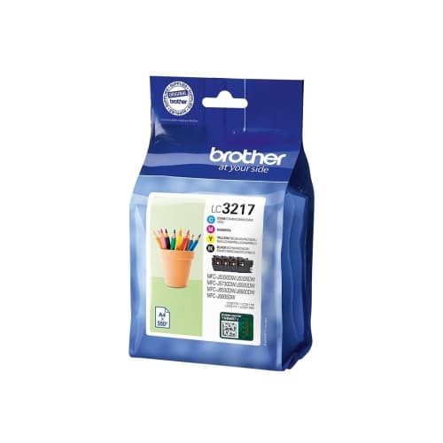 Brother LC3217 Value Pack - 4-pack - svart, gul, cyan, magenta - original - bläckpatron
