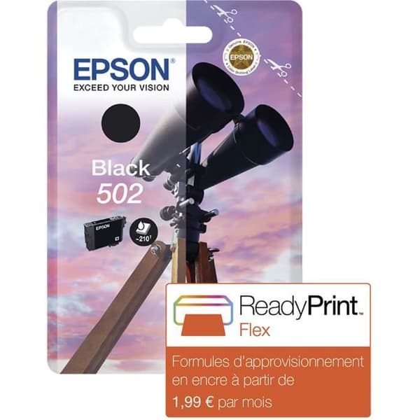 EPSON 502 svart bläckpatron - kikare (C13T02V14010)