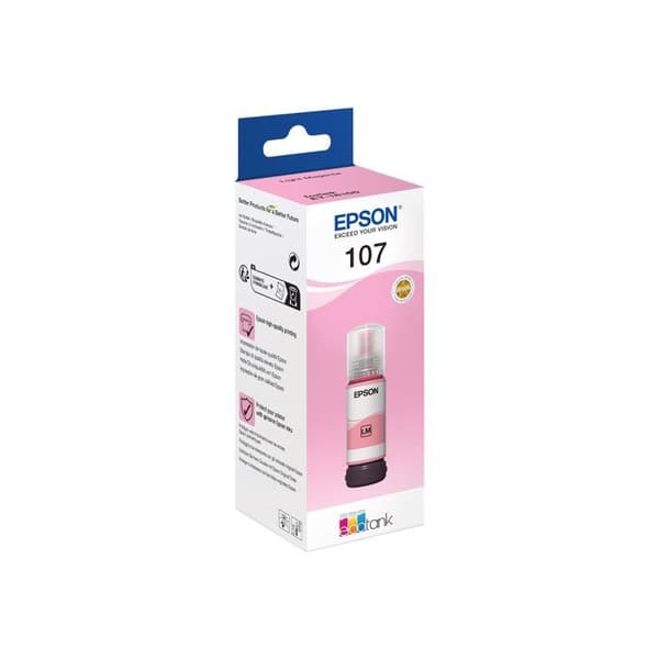 Epson 107 Dye Ink - Ljusmagenta - 70 ml - Förpackning om 1