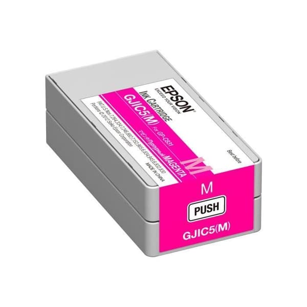 Epson GJIC5(M) magenta bläckpatron för Epson GP-C831; ColorWorks C831 - Inkjet - Paket med 1