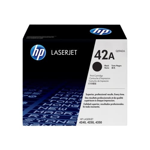 HP 42A - svart - original - LaserJet - tonerkassett (Q5942A)