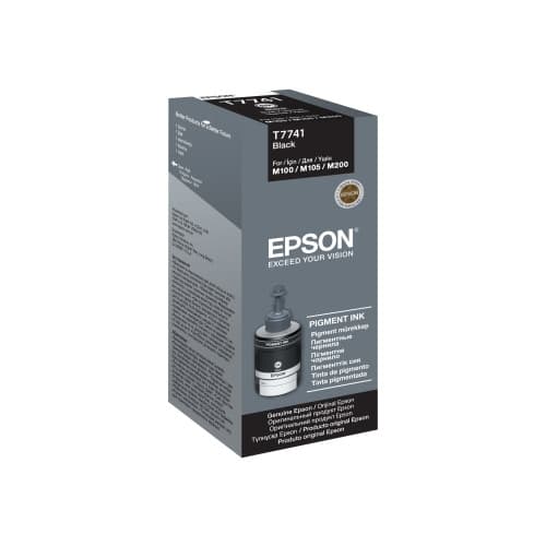 Epson T7741 - svart - original - påfyllnadsbläck