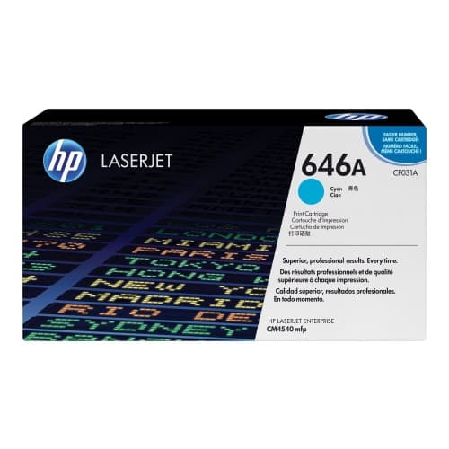 HP 646A - cyan - original - LaserJet - tonerkassett (CF031A)