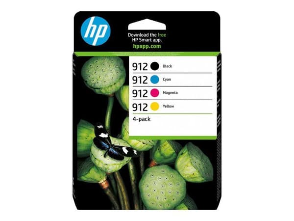 Bläckpatron - HP - 4-pack - svart, cyan, magenta, gul - bläckstråle - standardkapacitet