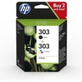 Miniatyrbild 1 av 6: HP 303 bläckpatroner - Paket med 2 - Svart och färg - 3YM92AE - Envy Photo 6220/6230/6232, Tango/TangoX