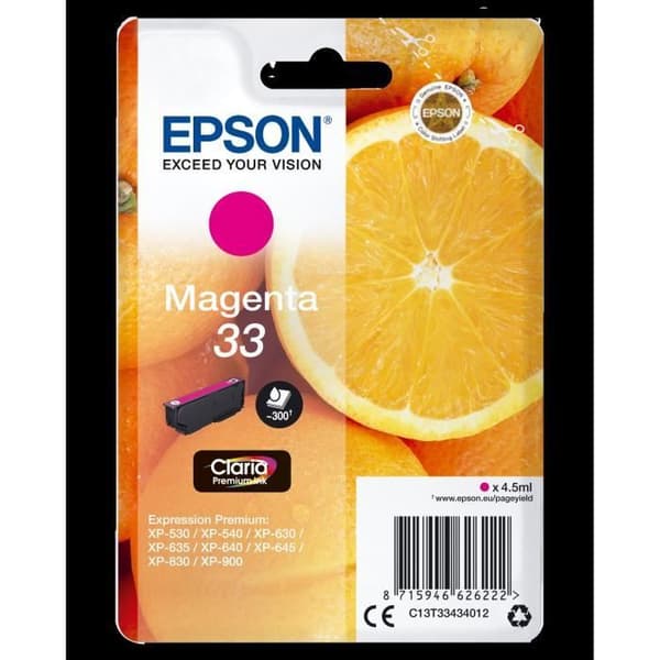 EPSON Cartridge T3343 - Orange - Magenta