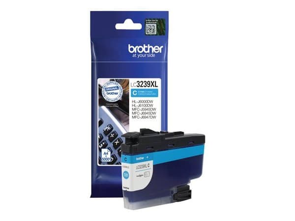 Bläckpatron - BROTHER - LC-3239XLC - Cyan - High Yield - 5000 sidor