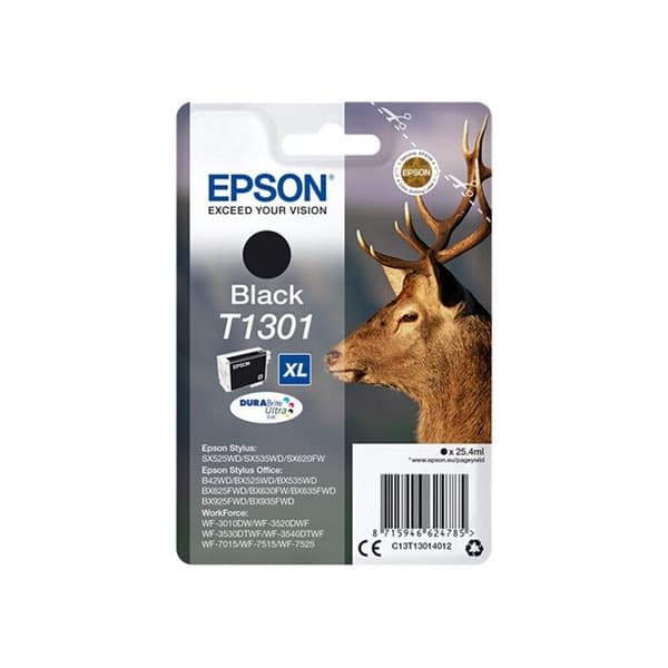 EPSON T1301 bläckpatron - 25,4 ml - XL storlek - Svart