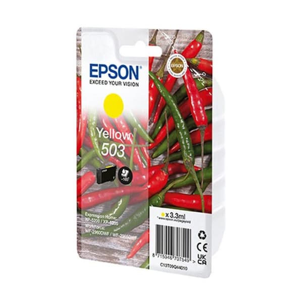 Bläckpatron 503 - Epson - Gul Chili - 3,3 ml - Original förbrukningsvara - Kompatibel med XP-5200