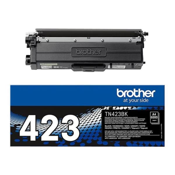 Tonerkassett - BROTHER - TN423BK - Svart