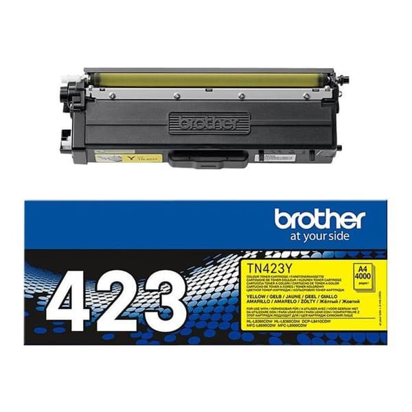 Tonerkassett - BROTHER - TN423Y - Gul