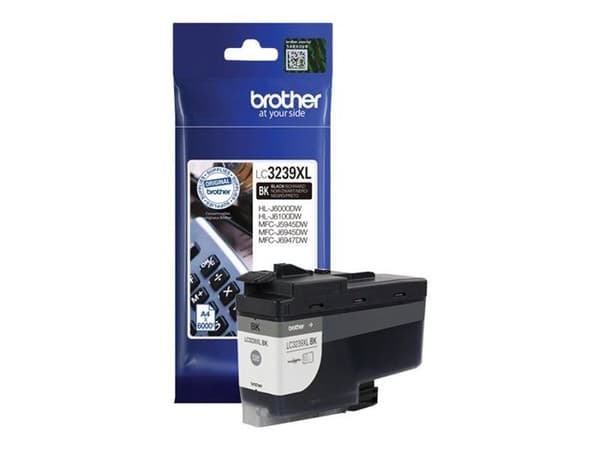 Bläckstrålepatron - BROTHER - LC-3239XLBK - Svart - High Yield - 6000 sidor
