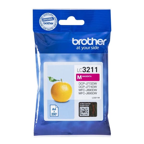 Brother LC3211M bläckpatron - Magenta - Standardkapacitet - 200 sidor