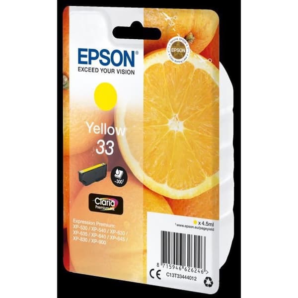 EPSON Bläckpatron T3344 Gul - Orange (C13T33444012)