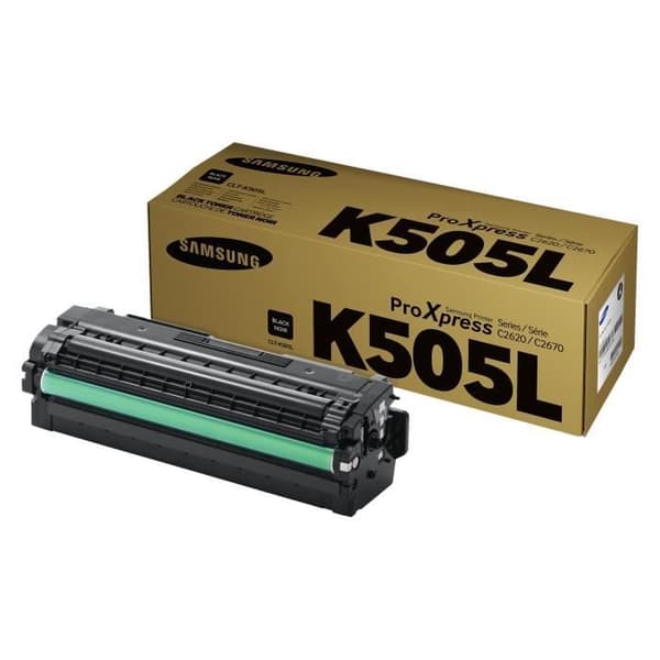 Samsung CLT-K505L svart tonerkassett 6000 sidor