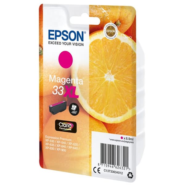 Epson Claria 33XL bläckpatron - Magenta - Bläckstråle - 650 sidor - 1