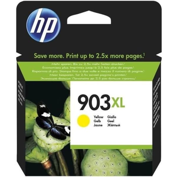 HP 903XL högkapacitets gul originalbläckpatron (T6M11AE) för HP OfficeJet Pro 6950/6960/6970