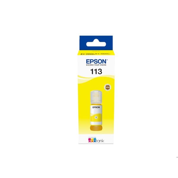 Bläckpatron - EPSON - 113 - Gul - Pigment - Kompatibel generisk