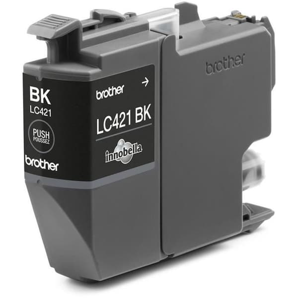 LC421BK bläckpatron - BROTHER - svart standardkapacitet 200 sidor - för DCP -J1050DW, MFC -J1010DW och DCP -J1140DW