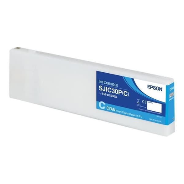 EPSON bläckpatron - ColorWorks TM-C7500G - Cyan - 294,3 ml - UltraChrome DL