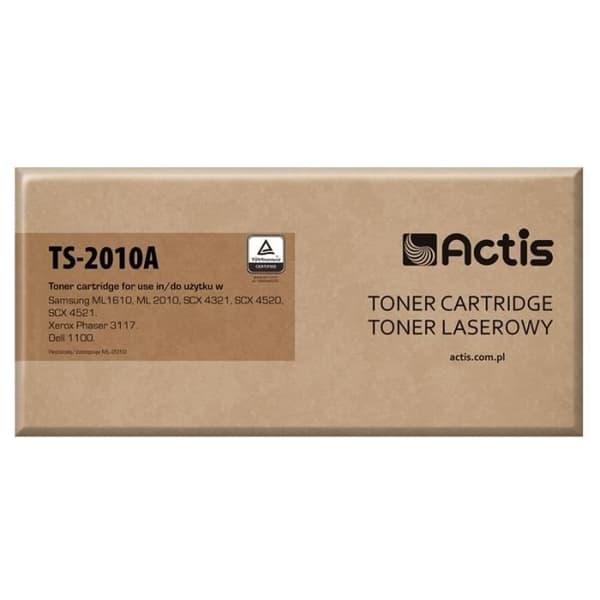 TS-2010A tonerkassett - ACTIS - Samsung ML-1610D2-ML-2010D3 - Svart - 3000 sidor