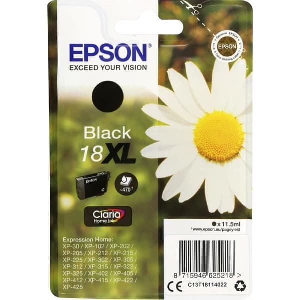 Epson PAQUERETTE BLACK XL bläckpatron