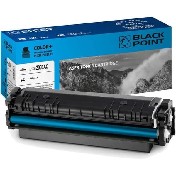Tonerkassett för HP W2031A (HP 415A) med Chip - Cyan - för HP Color Laserjet Pro: M454dn M454dw MFP M479dw MFP M479fdn
