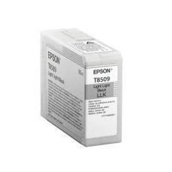 Original Epson bläckpatron - SureColor P800 - Pigmenterad ljussvart - 80 ml