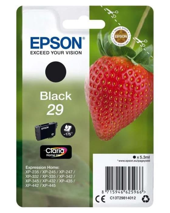 Epson STRAWBERRY svart bläckpatron