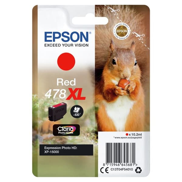 Epson 478XL bläckpatron - hög kapacitet - röd för Expression Home HD XP-15000